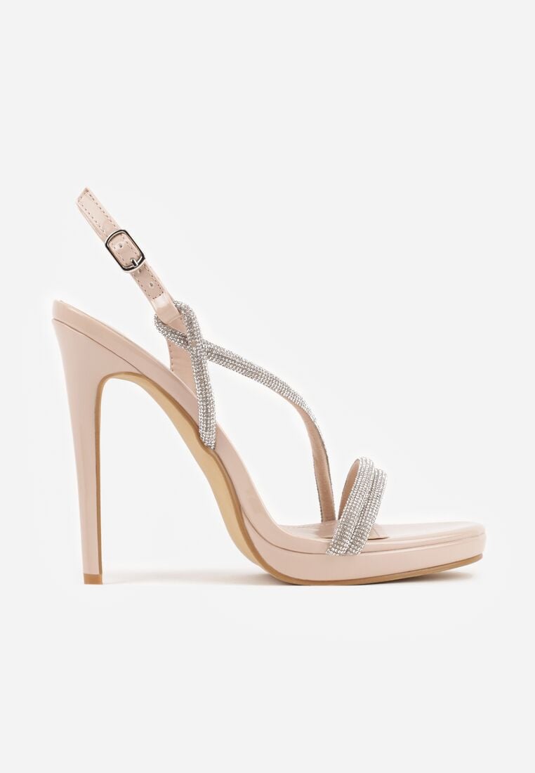 Pantofi stiletto Bej 4