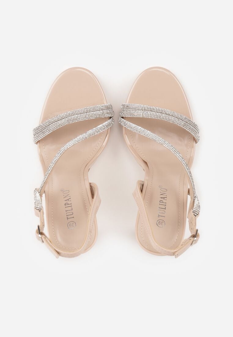 Pantofi stiletto Bej 6