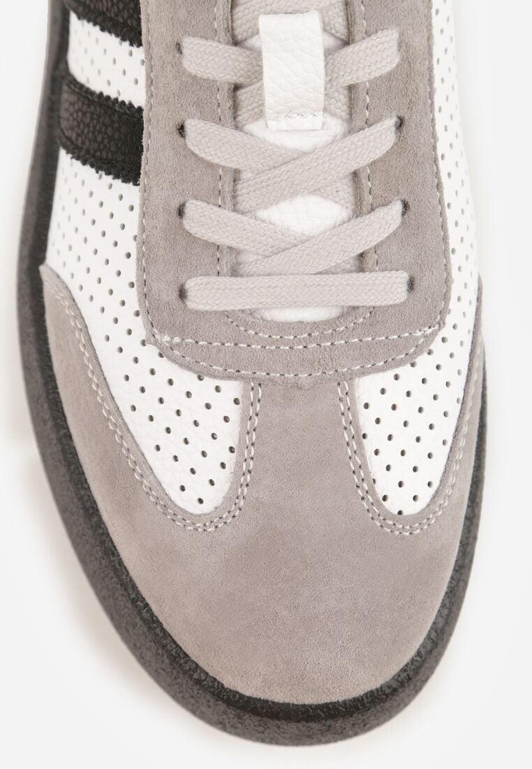 Sneakers Alb cu gri 8