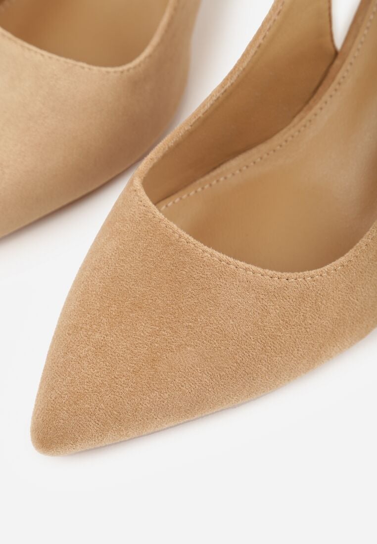 Pantofi cu toc Bej închis 8