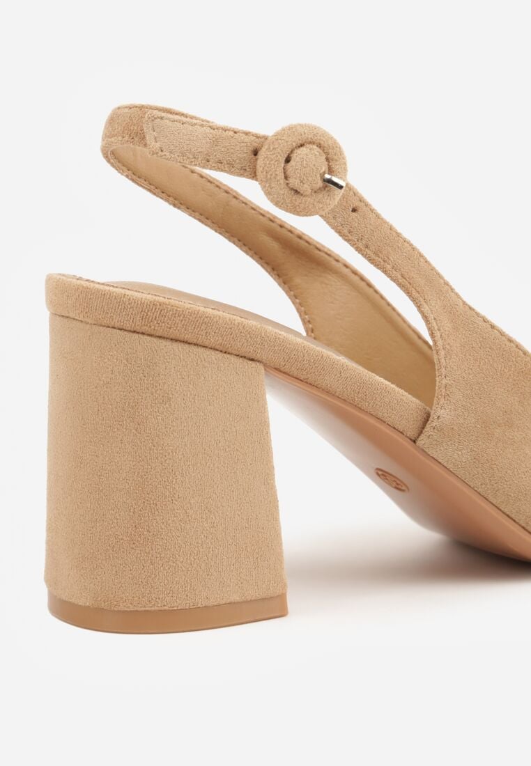 Pantofi cu toc Bej închis 9