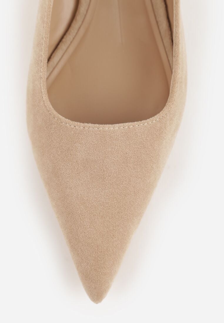 Pantofi cu toc Bej închis 8