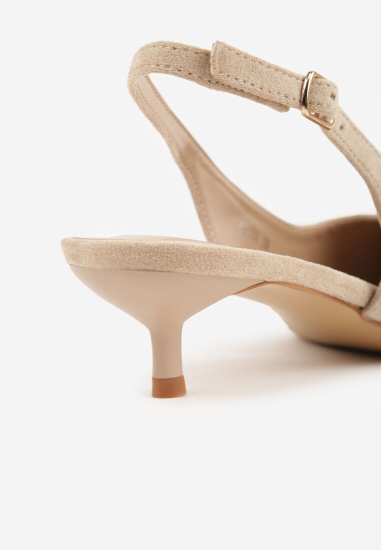 Pantofi cu toc Bej închis 9