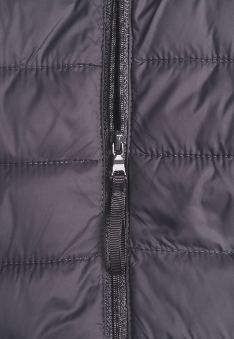 Szara Pikowana Kamizelka Przejściowa z Kapturem Neanissa 8