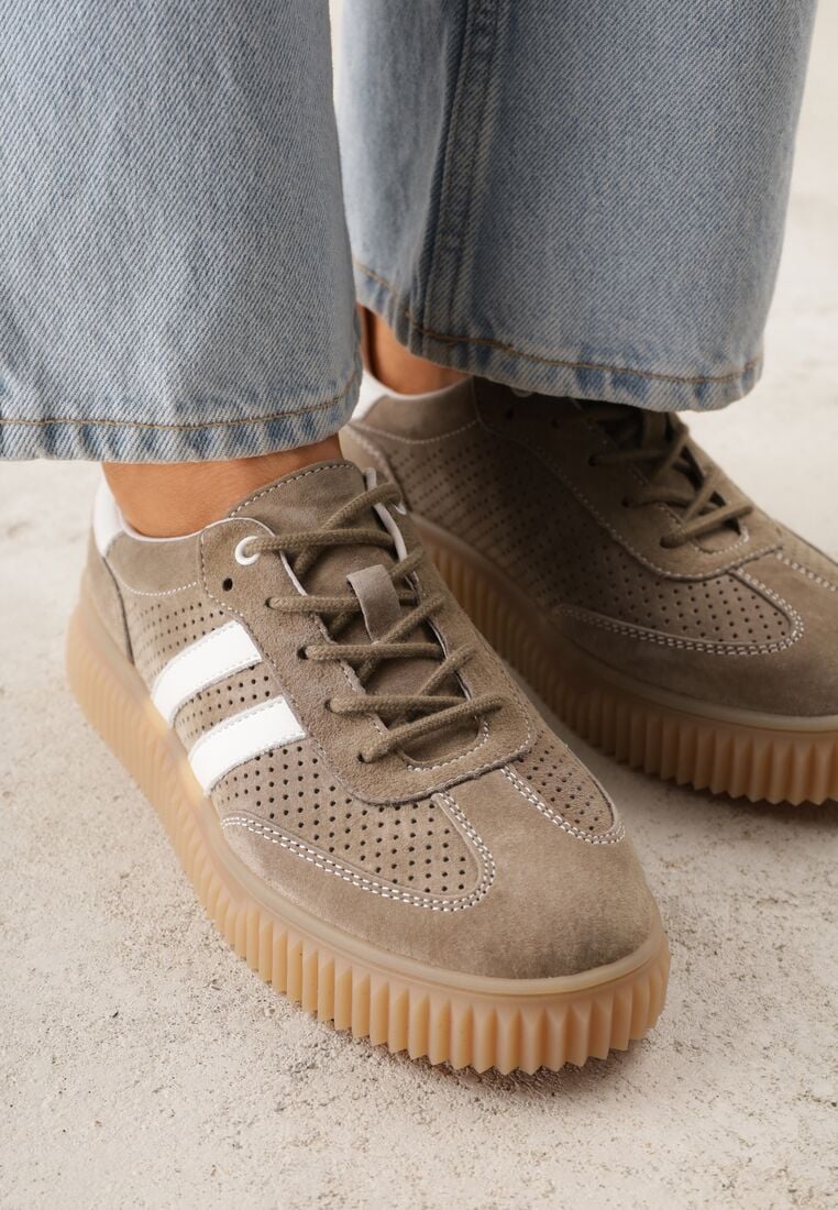 Sneakers Bej închis 3