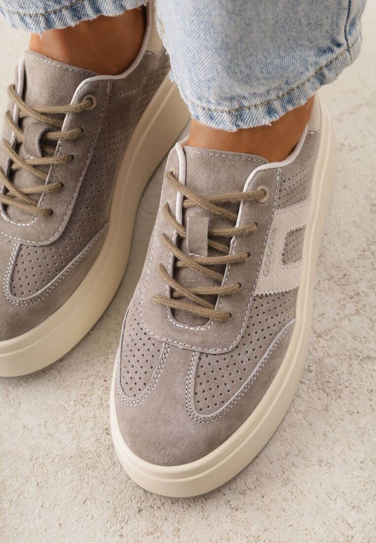 Sneakers Bej închis 3