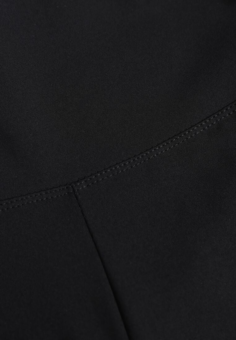 Czarne Legginsy z Wysokim Stanem z Pasem Modelującym w Talii Azinera 8