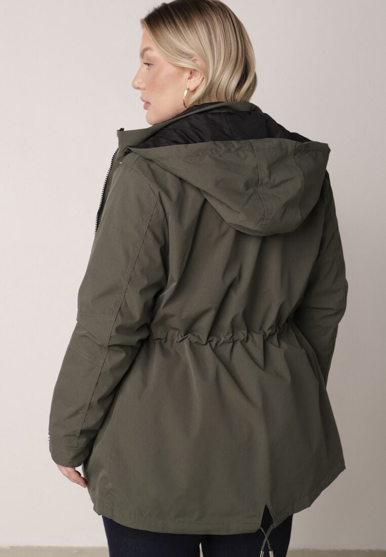 Geacă Verde cu negru 3