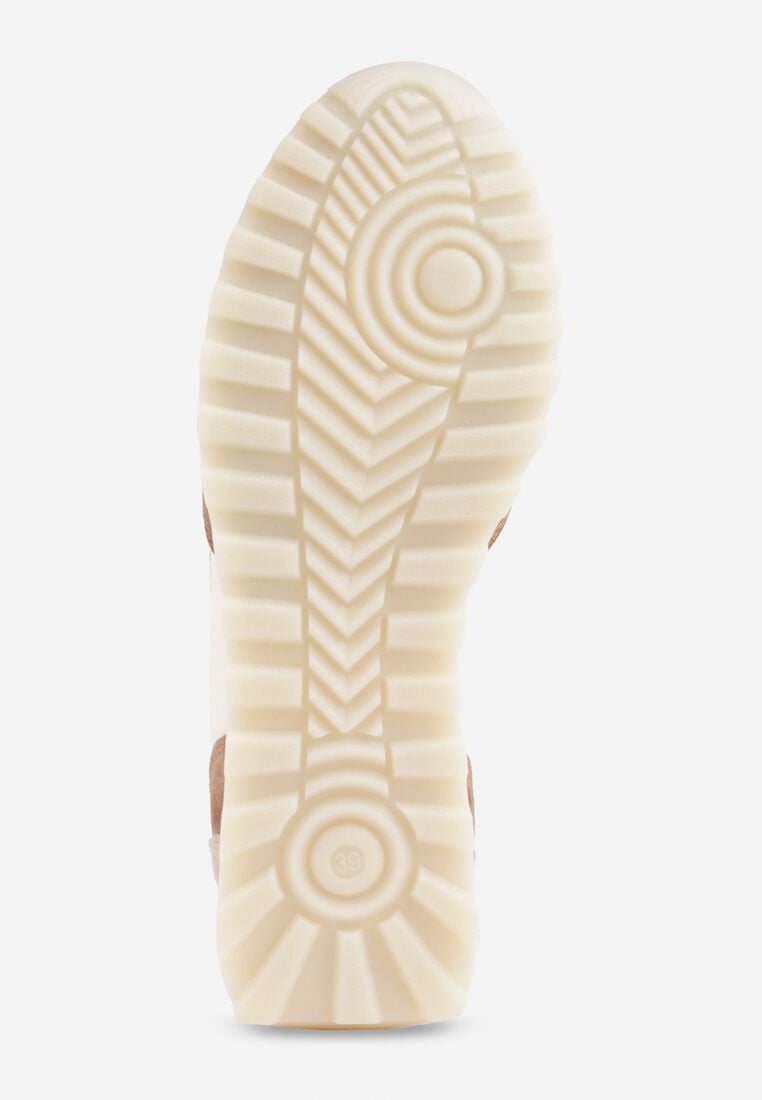 Sneakers Bej cu auriu 7