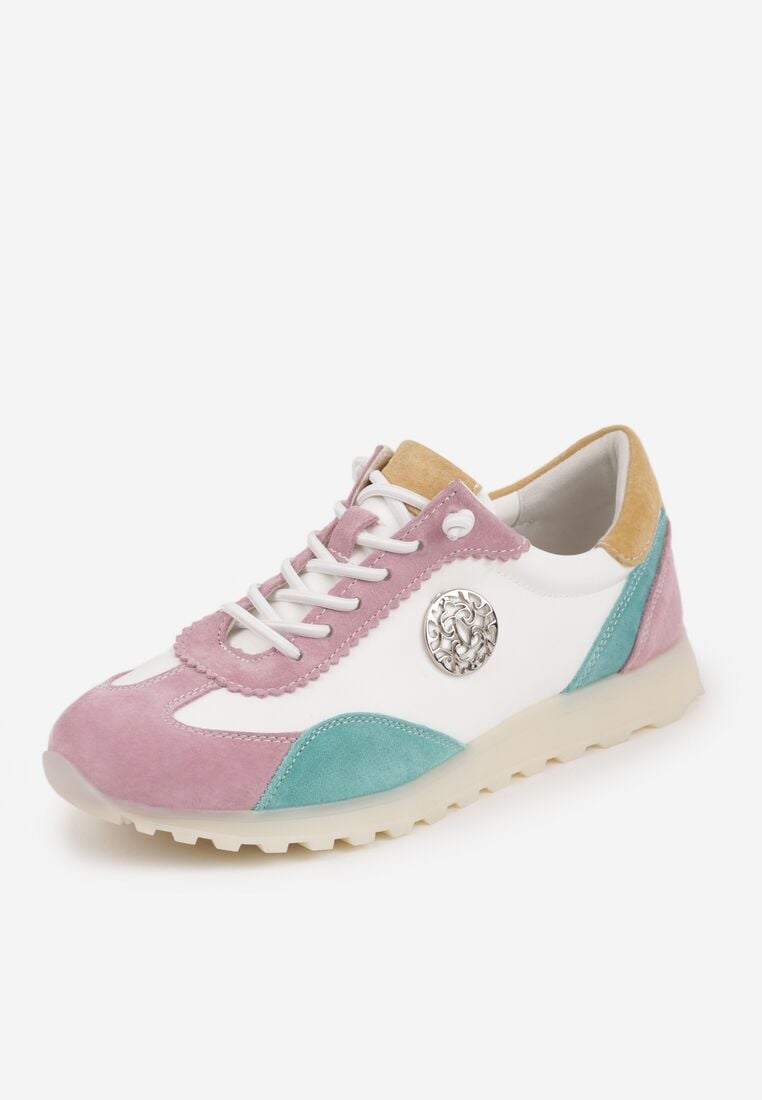 Sneakers Alb cu mov 5