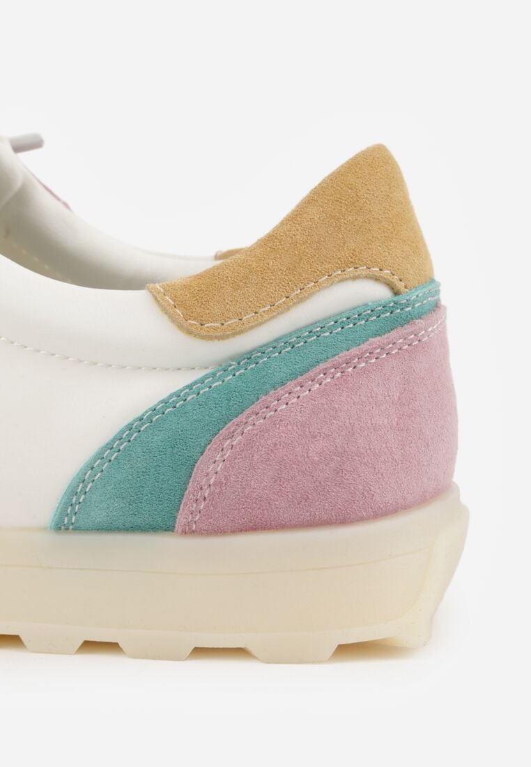 Sneakers Alb cu mov 9