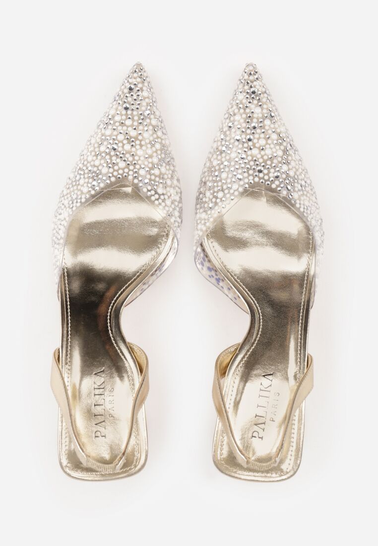 Pantofi cu toc Aurii 6