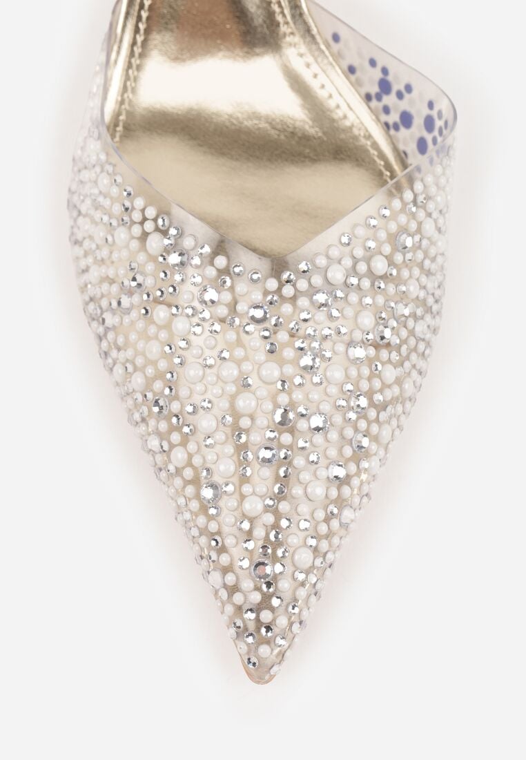 Pantofi cu toc Aurii 9