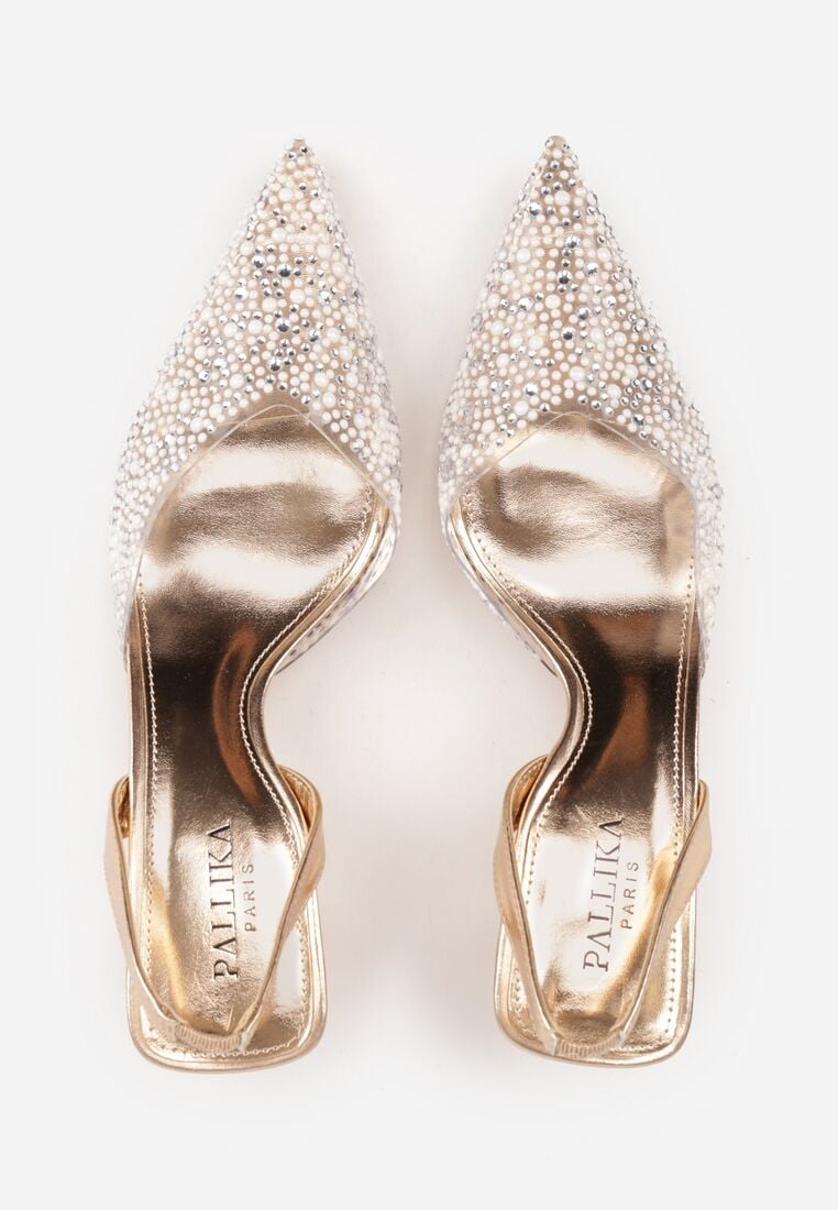 Pantofi cu toc Culoarea șampaniei 6