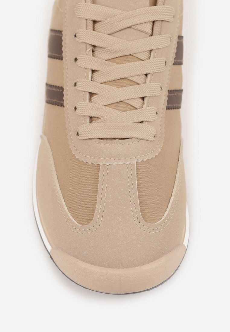 Sneakers Bej cu maro 8