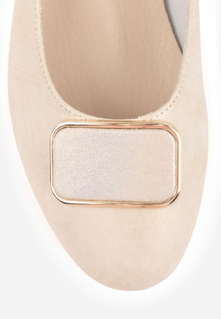 Pantofi cu toc Aurii 8