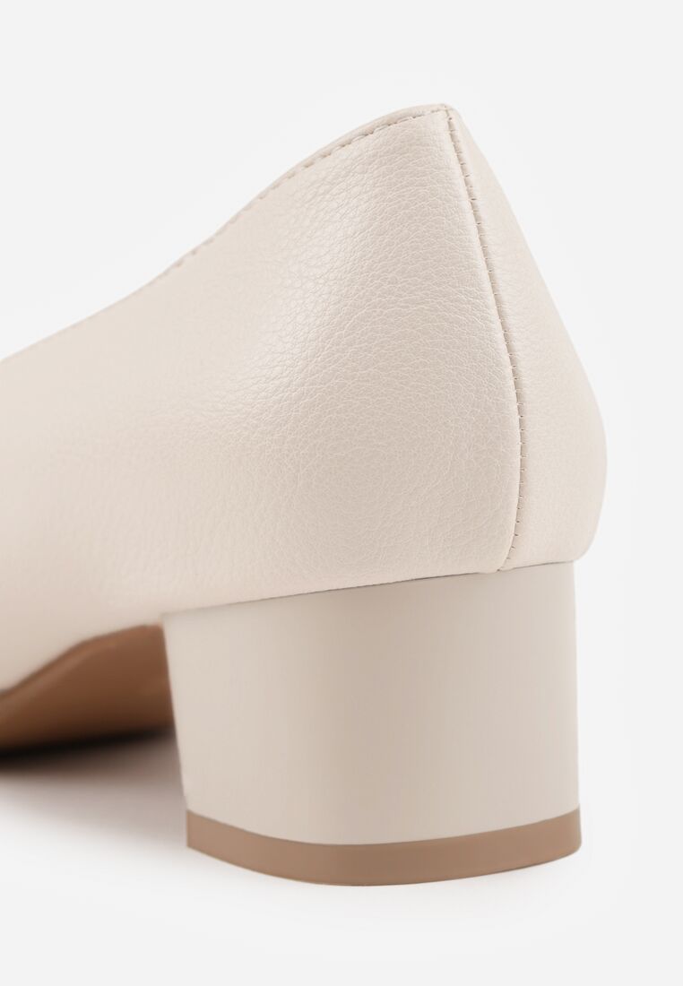Pantofi cu toc Albi 9