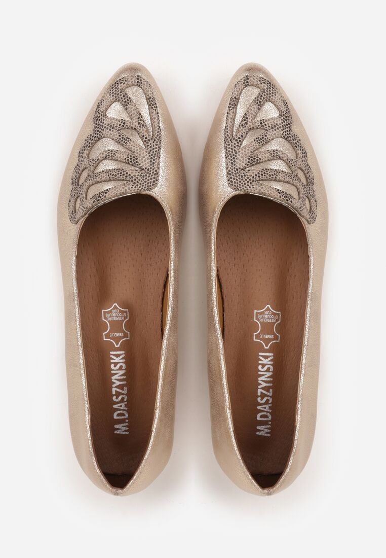 Pantofi cu toc Aurii 6