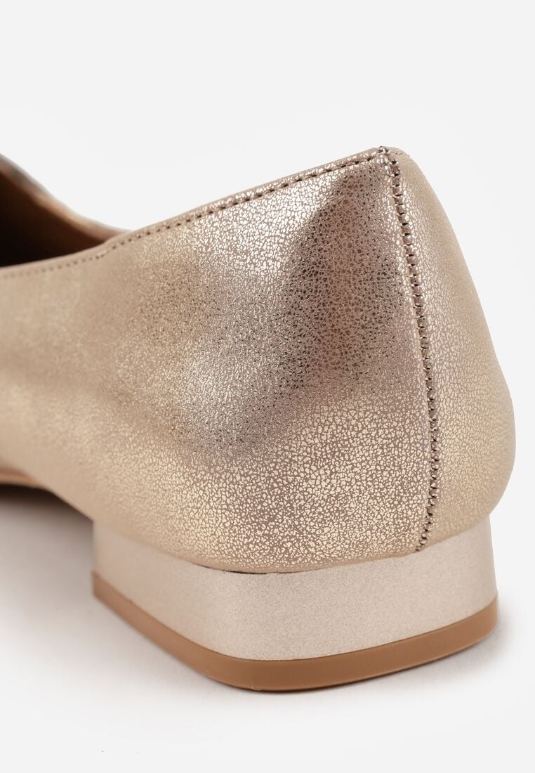 Pantofi cu toc Aurii 9