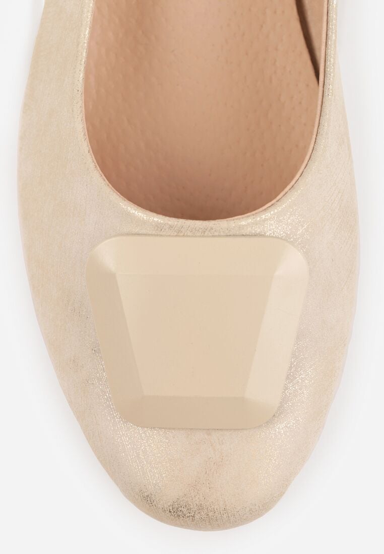 Pantofi cu toc Aurii 8