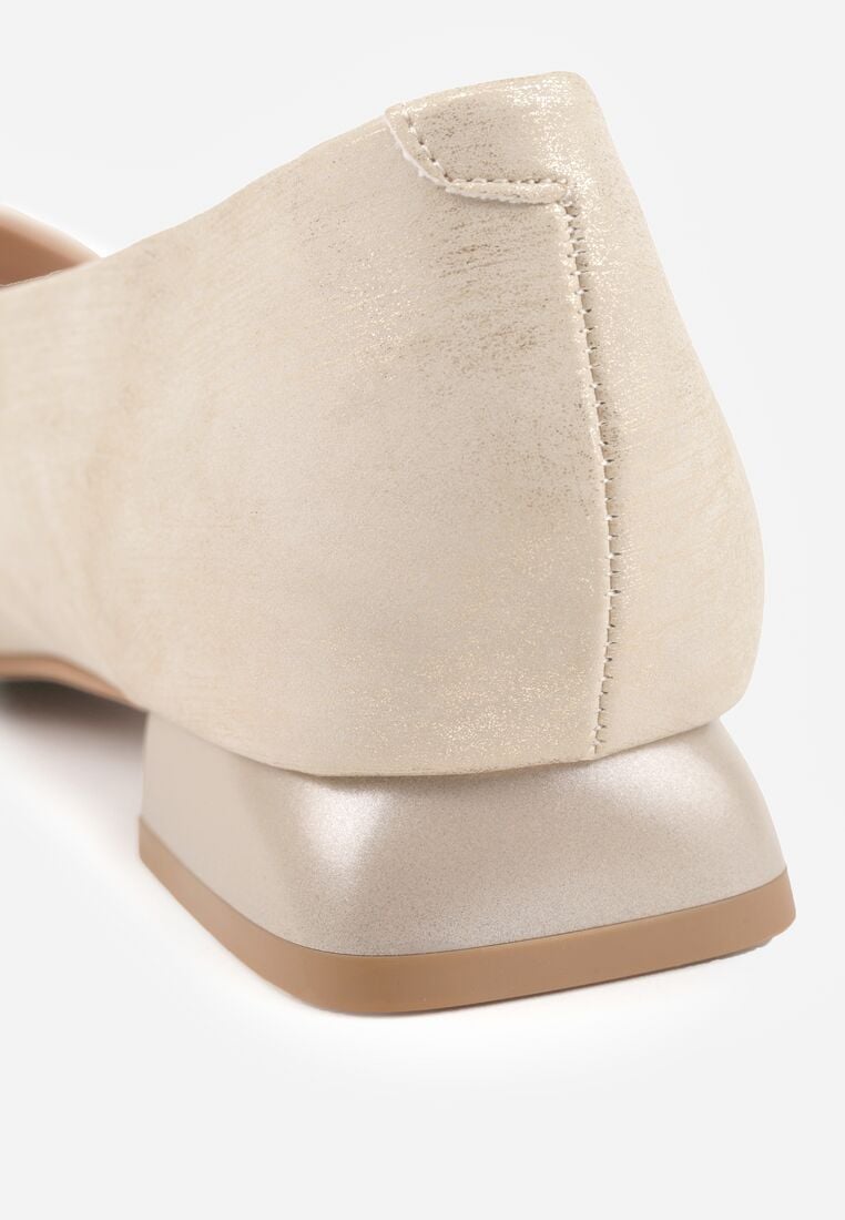 Pantofi cu toc Aurii 9