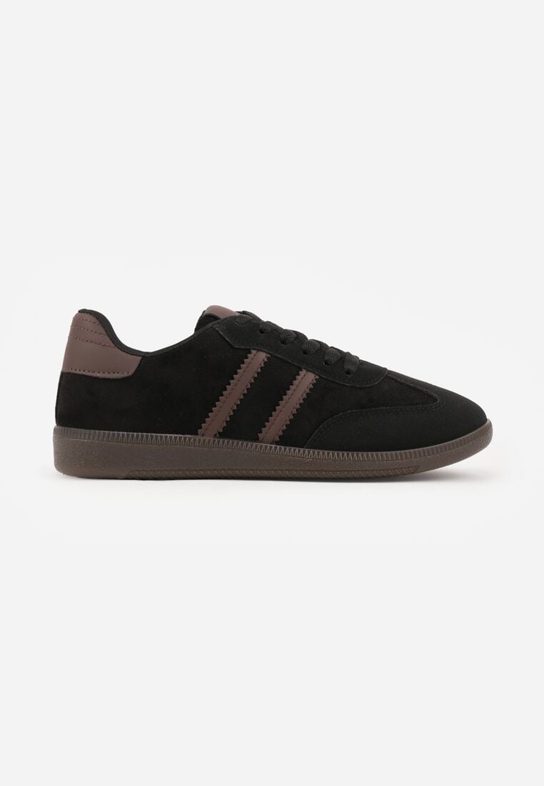 Sneakers Negru cu maro 4