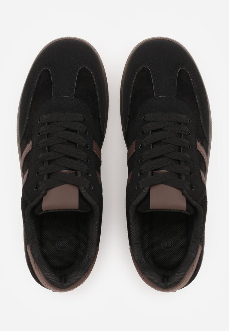 Sneakers Negru cu maro 6