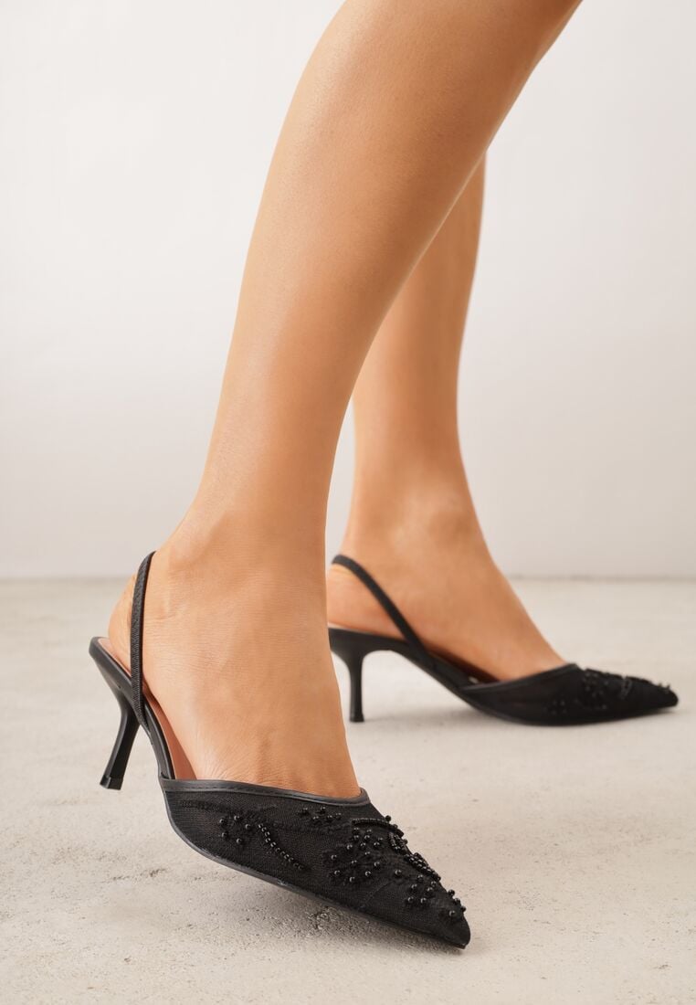 Pantofi cu toc Negri 1