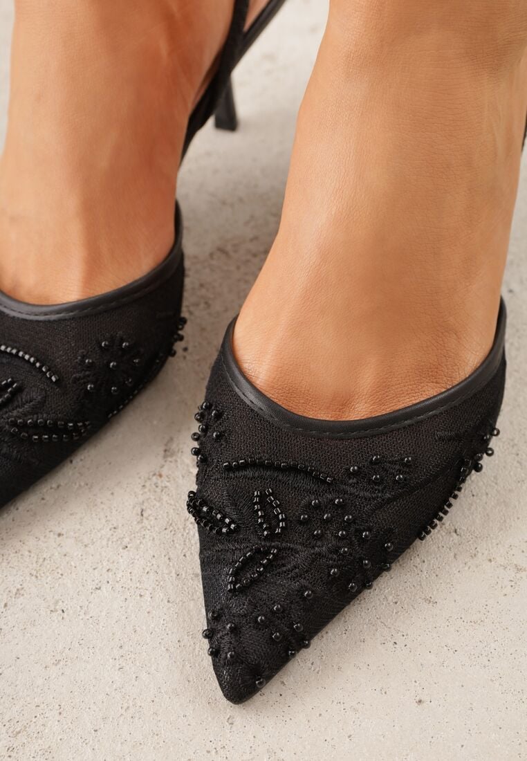 Pantofi cu toc Negri 3