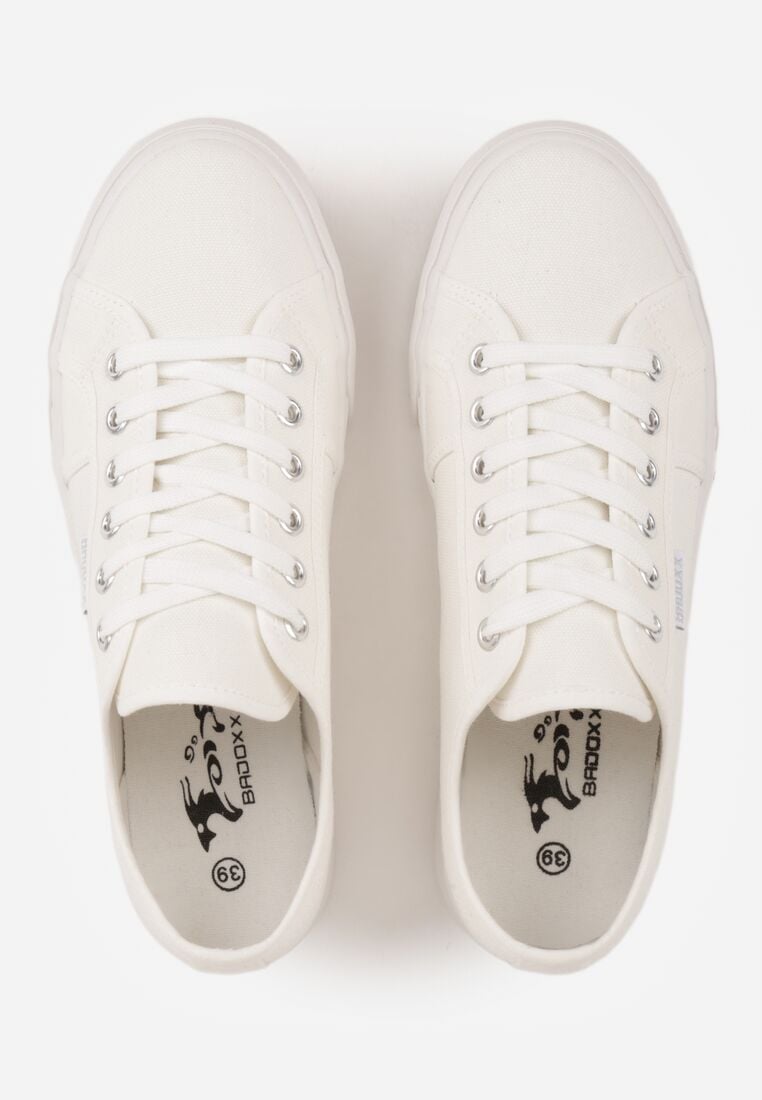 Teniși înalți Albi 6