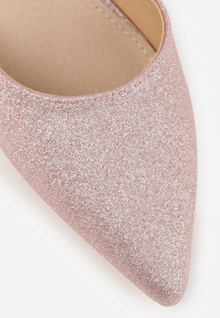 Pantofi cu toc Culoarea șampaniei 9