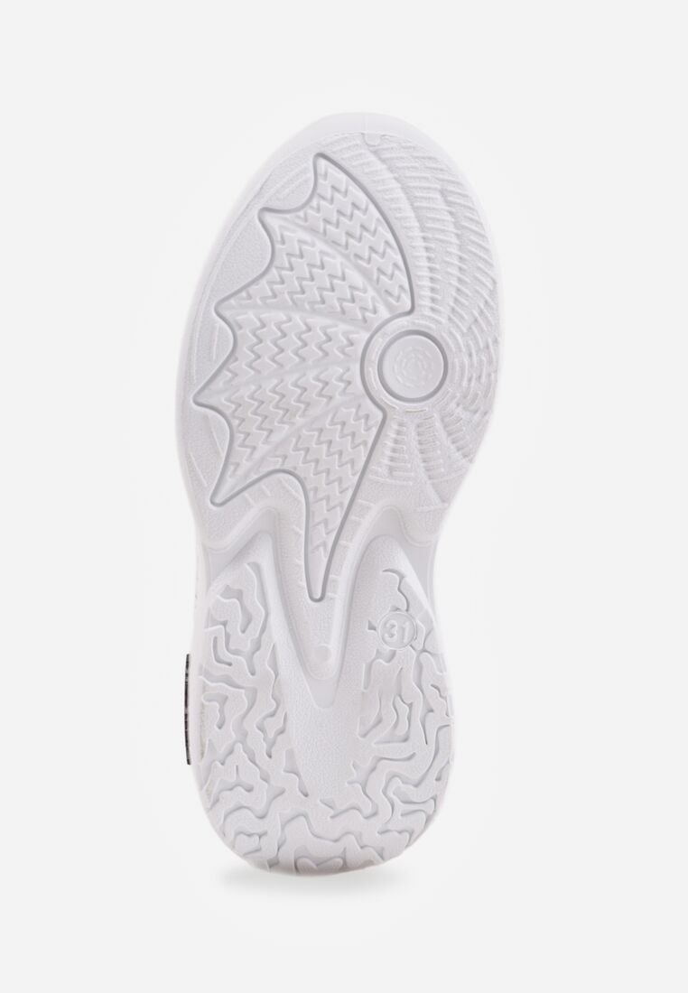 Białe Wsuwane Buty Sportowe Sneakersy z Siateczkową Cholewką Oaradah 4