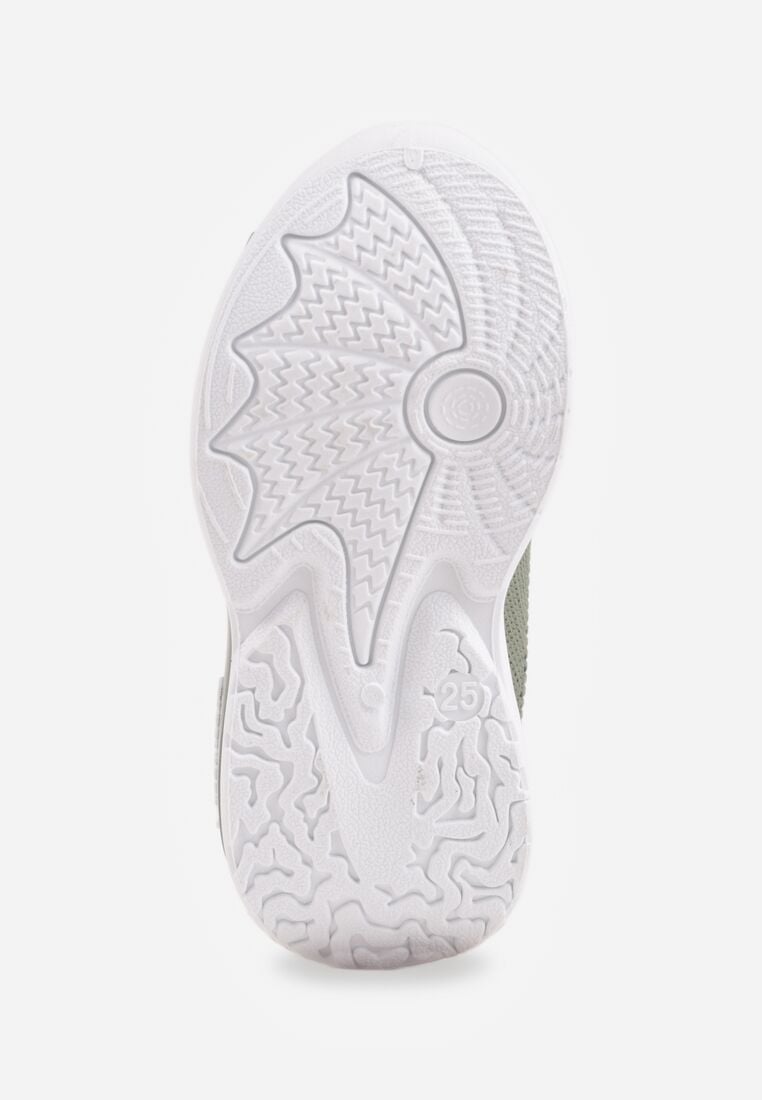 Zielone Wsuwane Buty Sportowe Sneakersy z Siateczkową Cholewką Phalisise 4