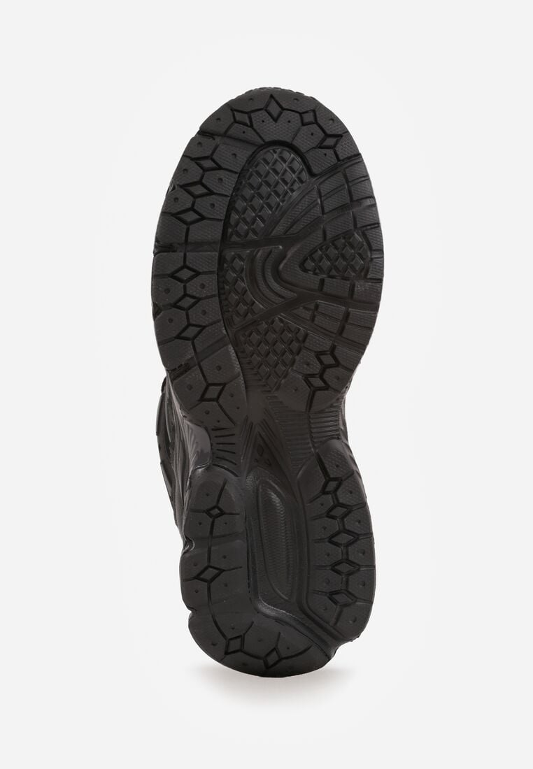 Czarno-Szare Buty Sportowe Sneakersy ze Wstawkami z Siateczki Thessa 4