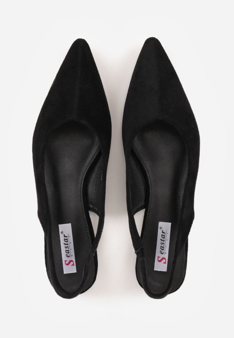 Czarne Balerinki w Stylu Slingback Adriame 6