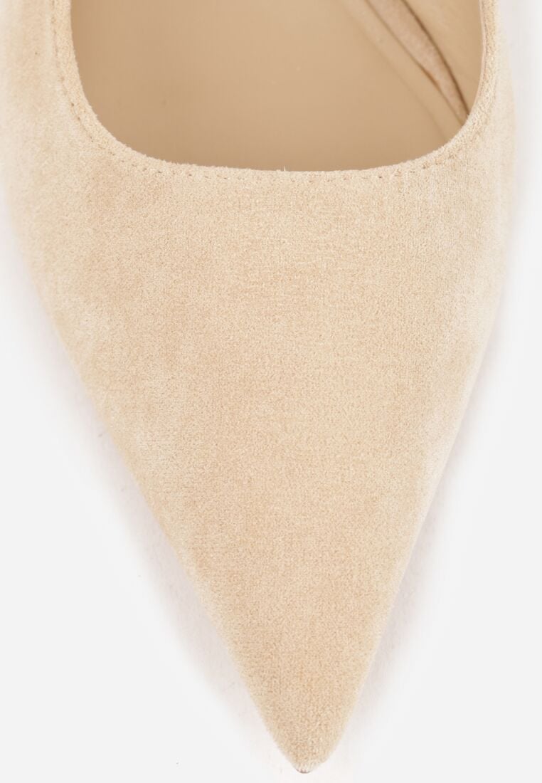 Pantofi cu toc Bej 9