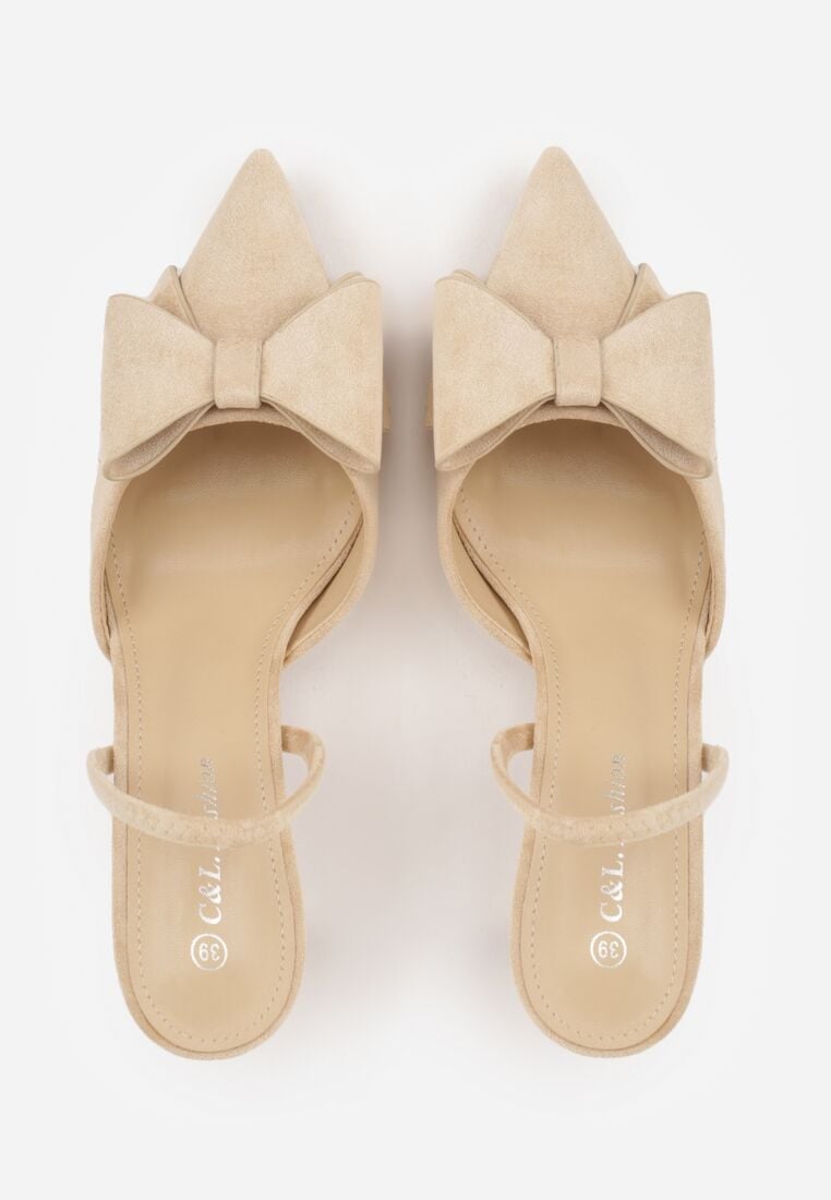 Pantofi stiletto Bej 6