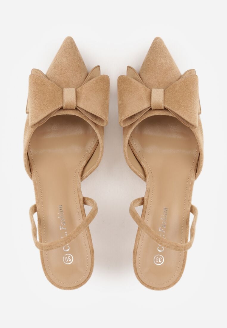 Pantofi stiletto Bej închis 6