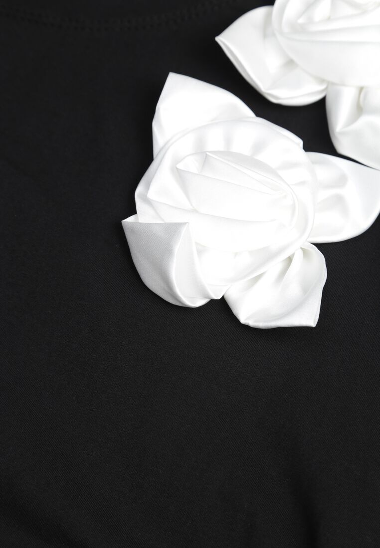 T-shirt Negru cu alb 8