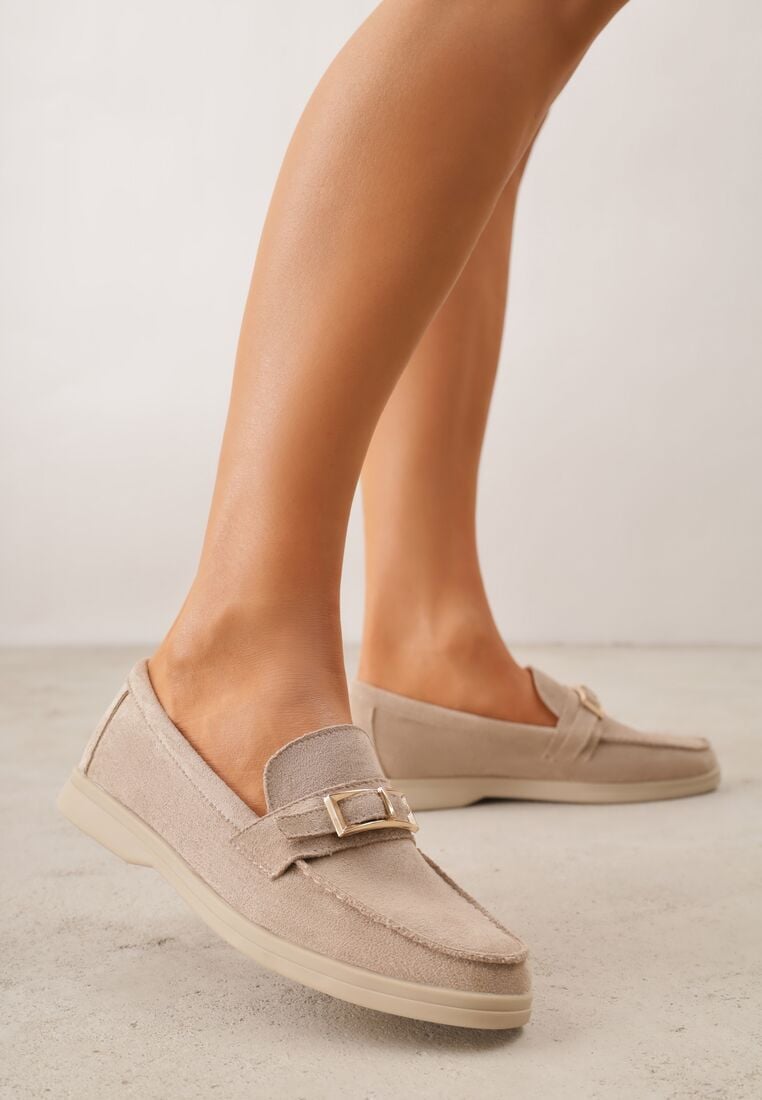 Mocasini Bej închis 2