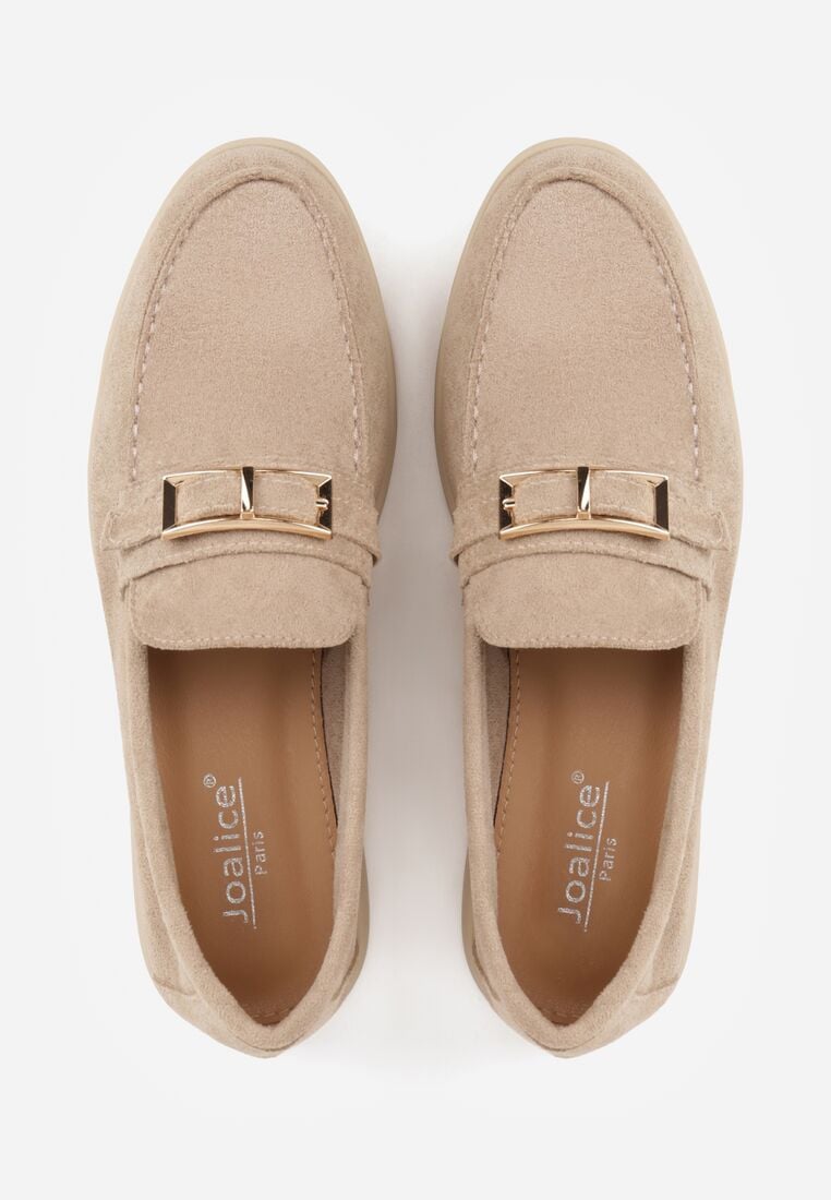 Mocasini Bej închis 6