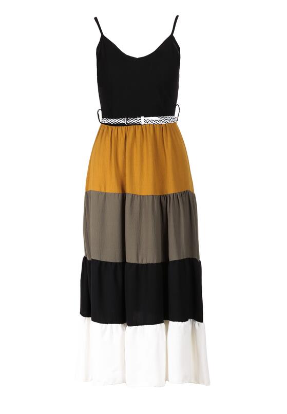 Camelowa Sukienka Marivia 5