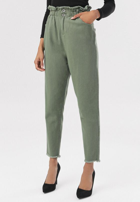 Khaki Spodnie Paper Bag Periris 1