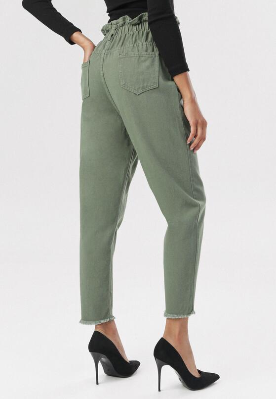 Khaki Spodnie Paper Bag Periris 3