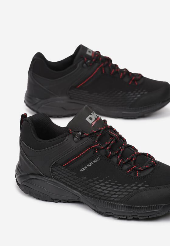 Czarno-Czerwone Buty Sportowe Drenyss 3