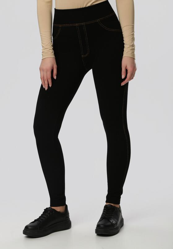 Czarne Legginsy Aene 1