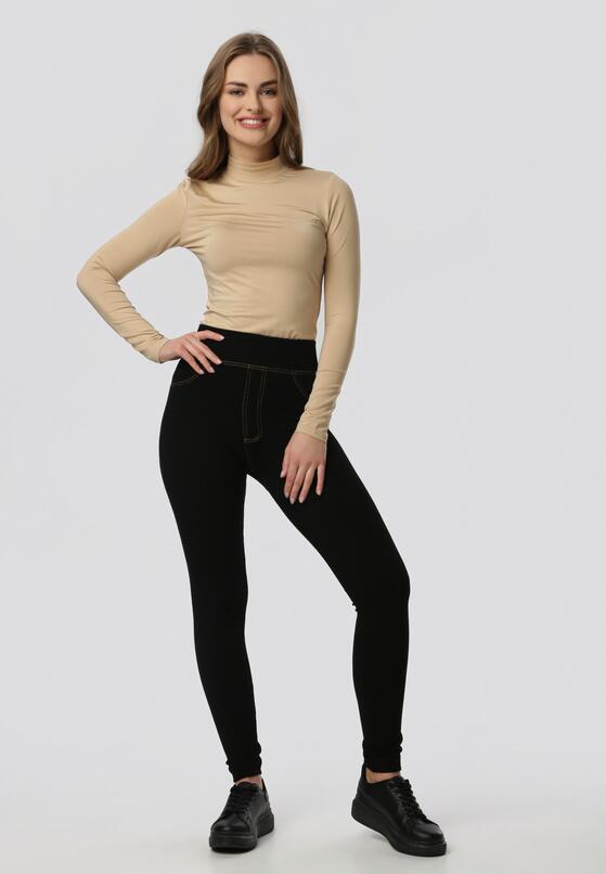 Czarne Legginsy Aene 2