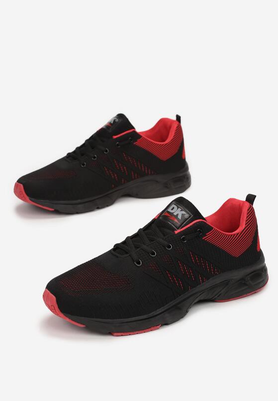 Czarno-Czerwone Buty Sportowe Arriedine 2