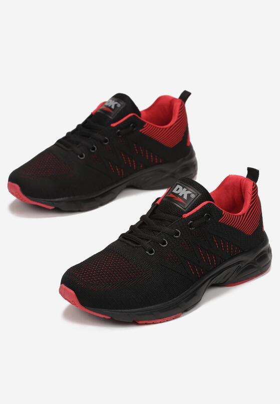 Czarno-Czerwone Buty Sportowe Borreisis 2