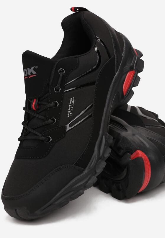 Czarno-Czerwone Buty Sportowe Vivieney 3